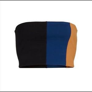 Staud Color block Tube Top